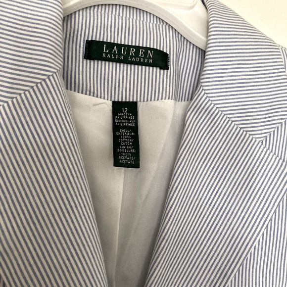 Lauren By Ralph Lauren Stripped Jacket - Picture 2 of 10